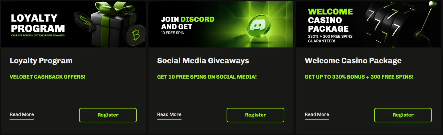 velobet bonus